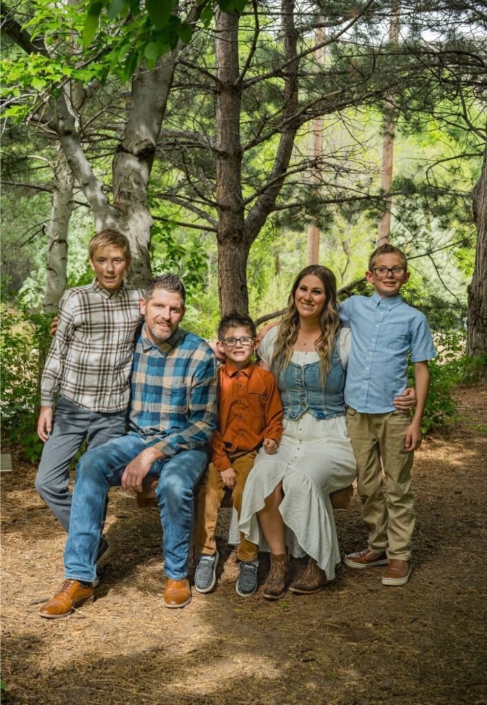 The Nelson family behind The Nelsons Crew in Tremonton, Utah