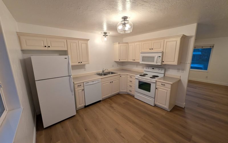 Finished interior after a complete investment property renovation by The Nelsons Crew